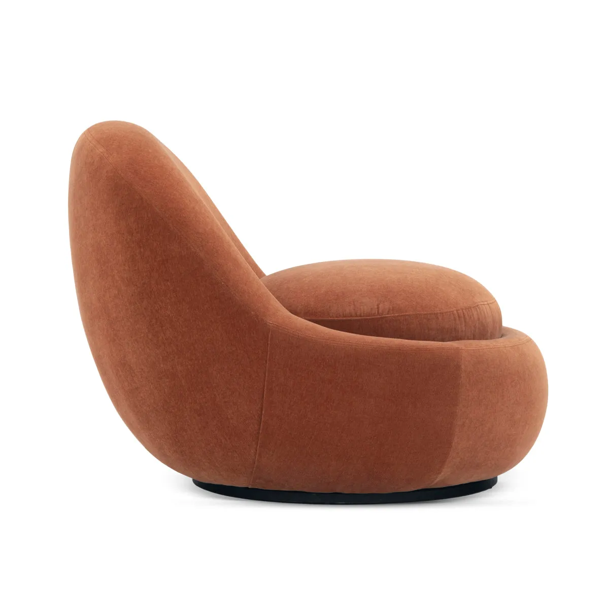 Babette Fabric Swivel Armchair