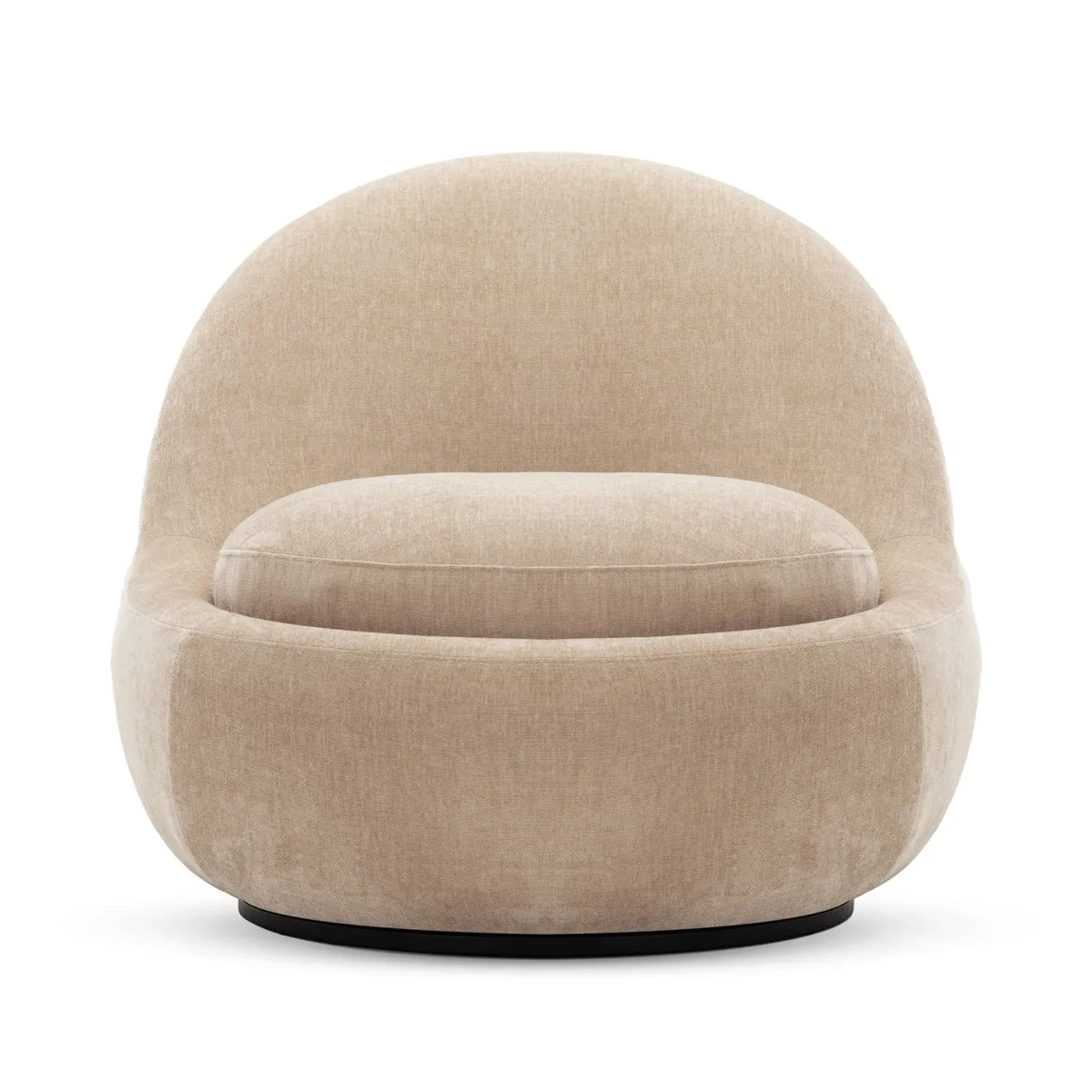 Babette Fabric Swivel Armchair