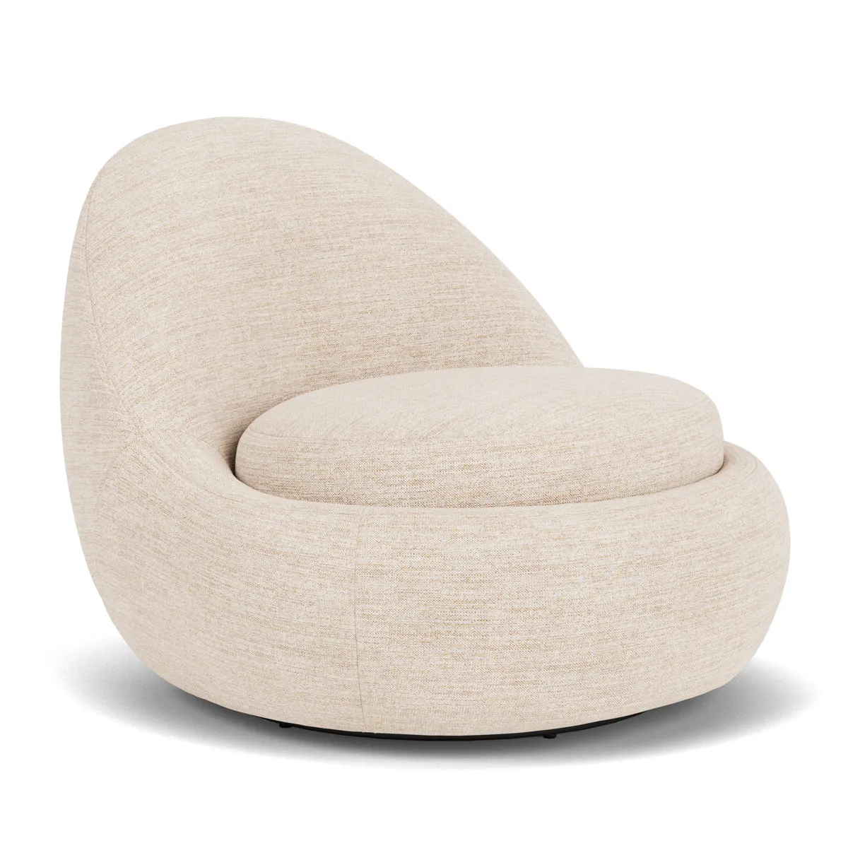 Babette Fabric Swivel Armchair