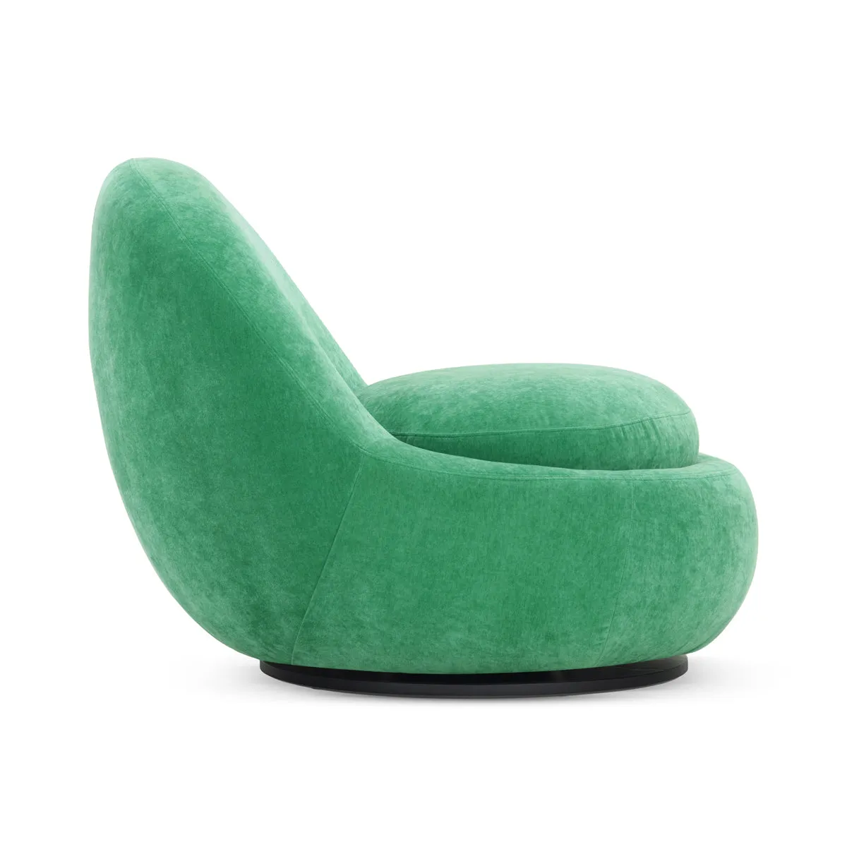 Babette Fabric Swivel Armchair