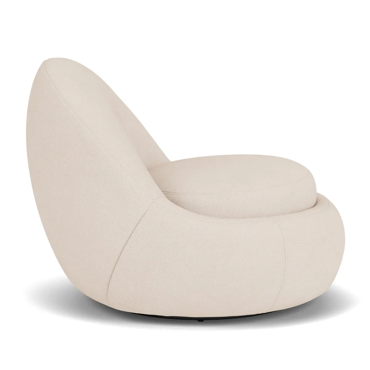 Babette Fabric Swivel Armchair