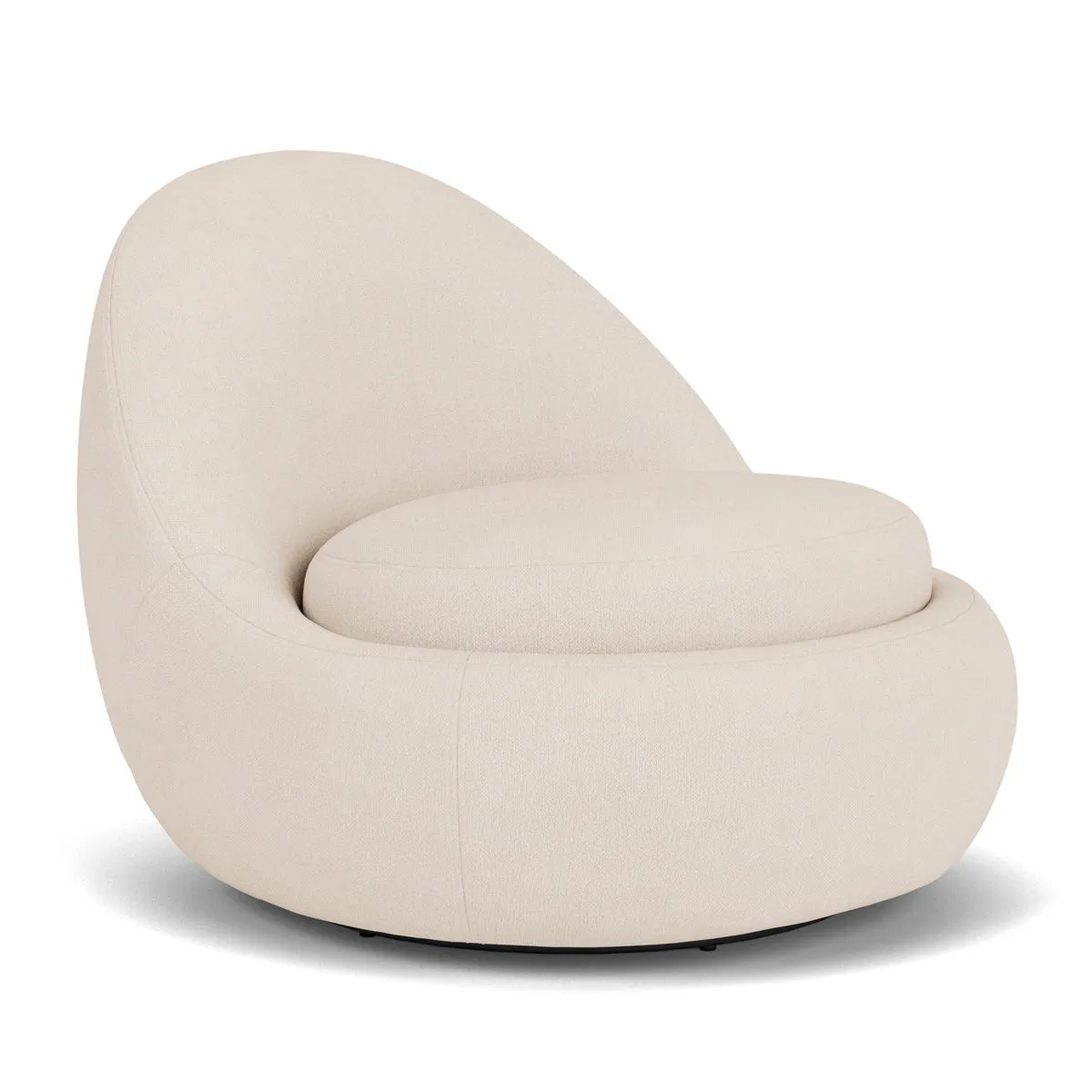 Babette Fabric Swivel Armchair