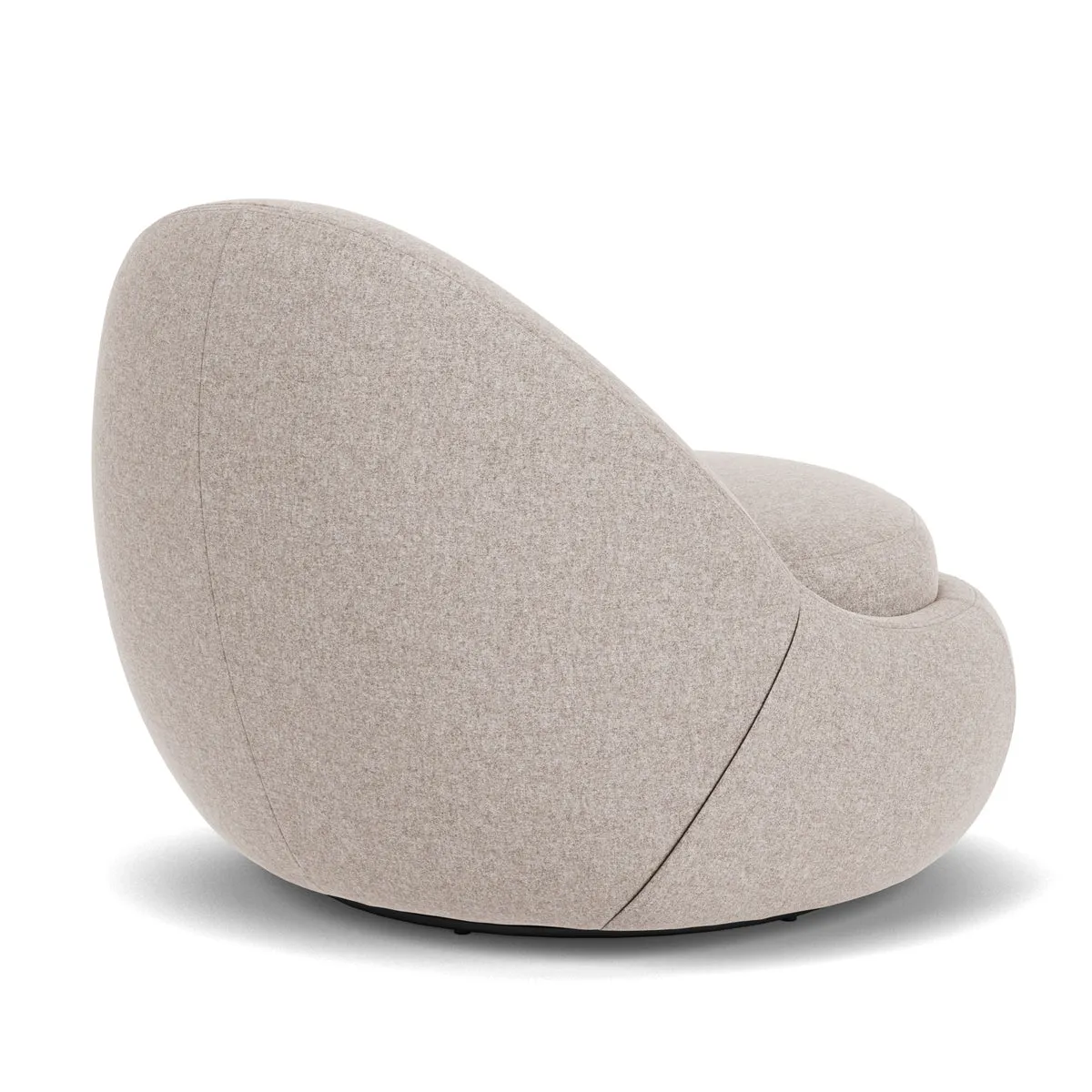 Babette Fabric Swivel Armchair