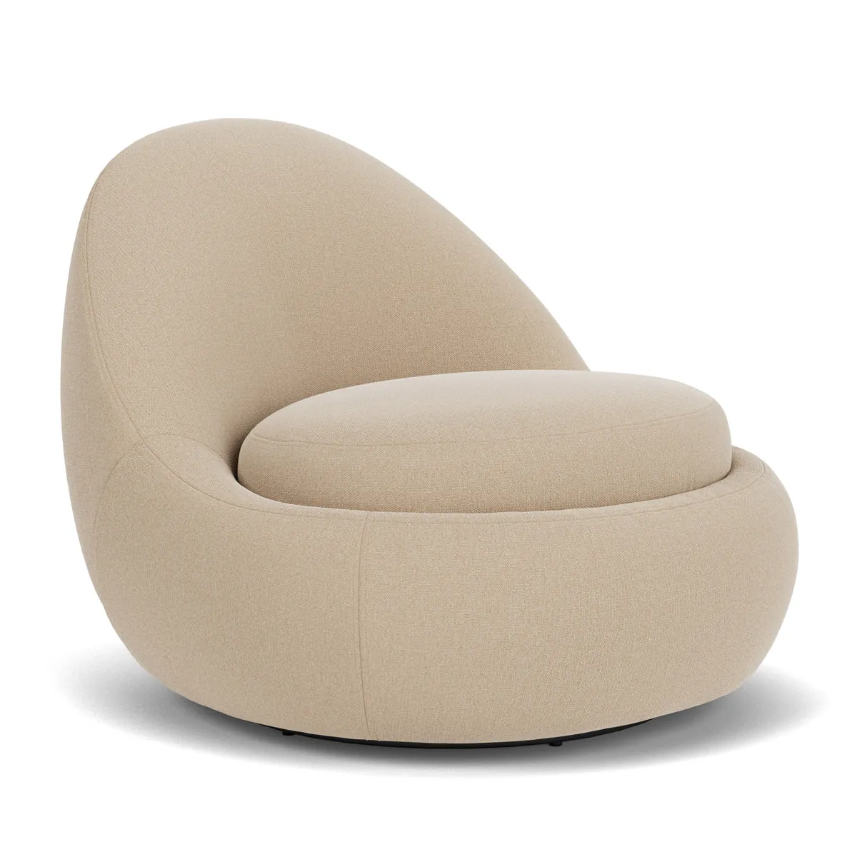 Babette Fabric Swivel Armchair