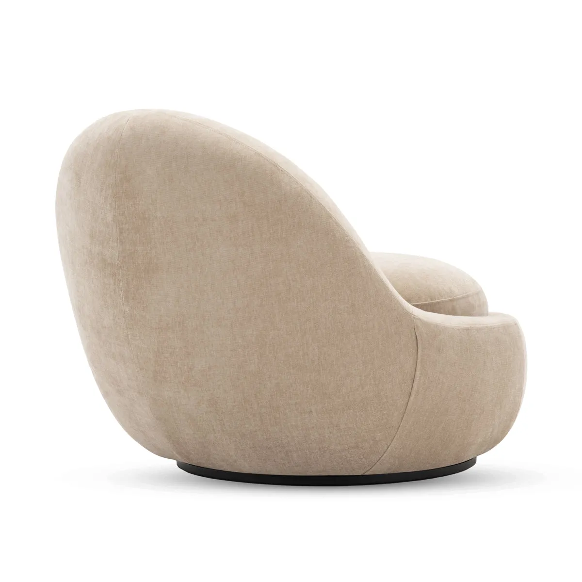 Babette Fabric Swivel Armchair