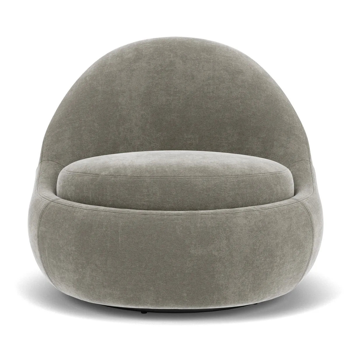 Babette Fabric Swivel Armchair