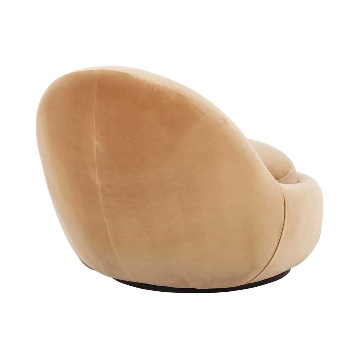 Babette Velvet Swivel Armchair