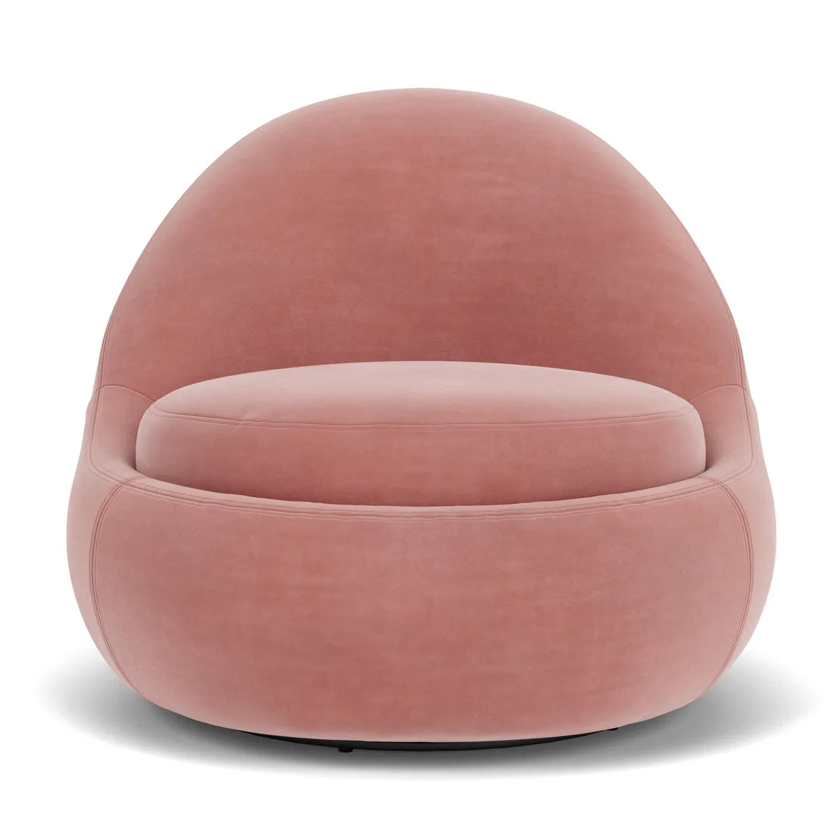 Babette Velvet Swivel Armchair