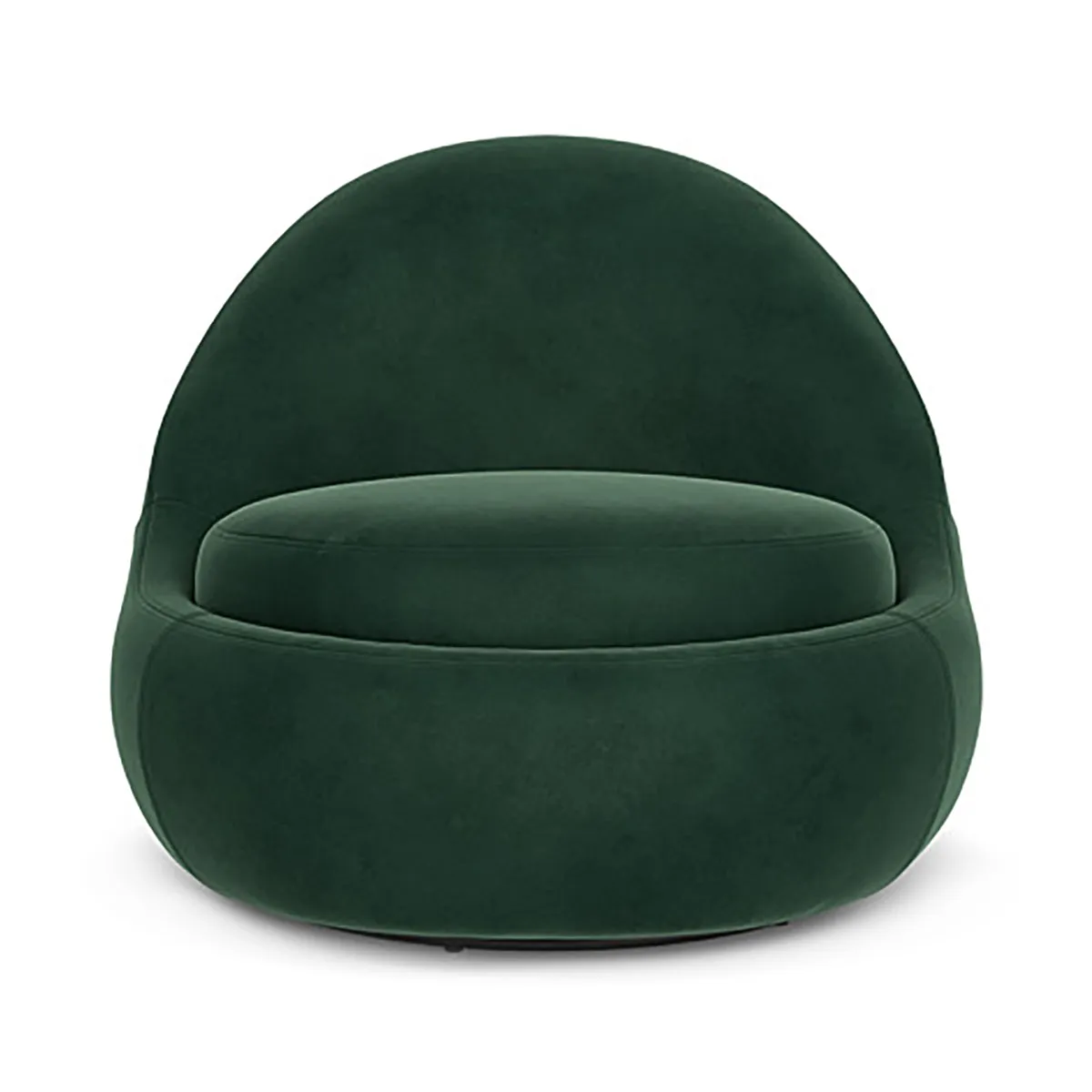 Babette Velvet Swivel Armchair