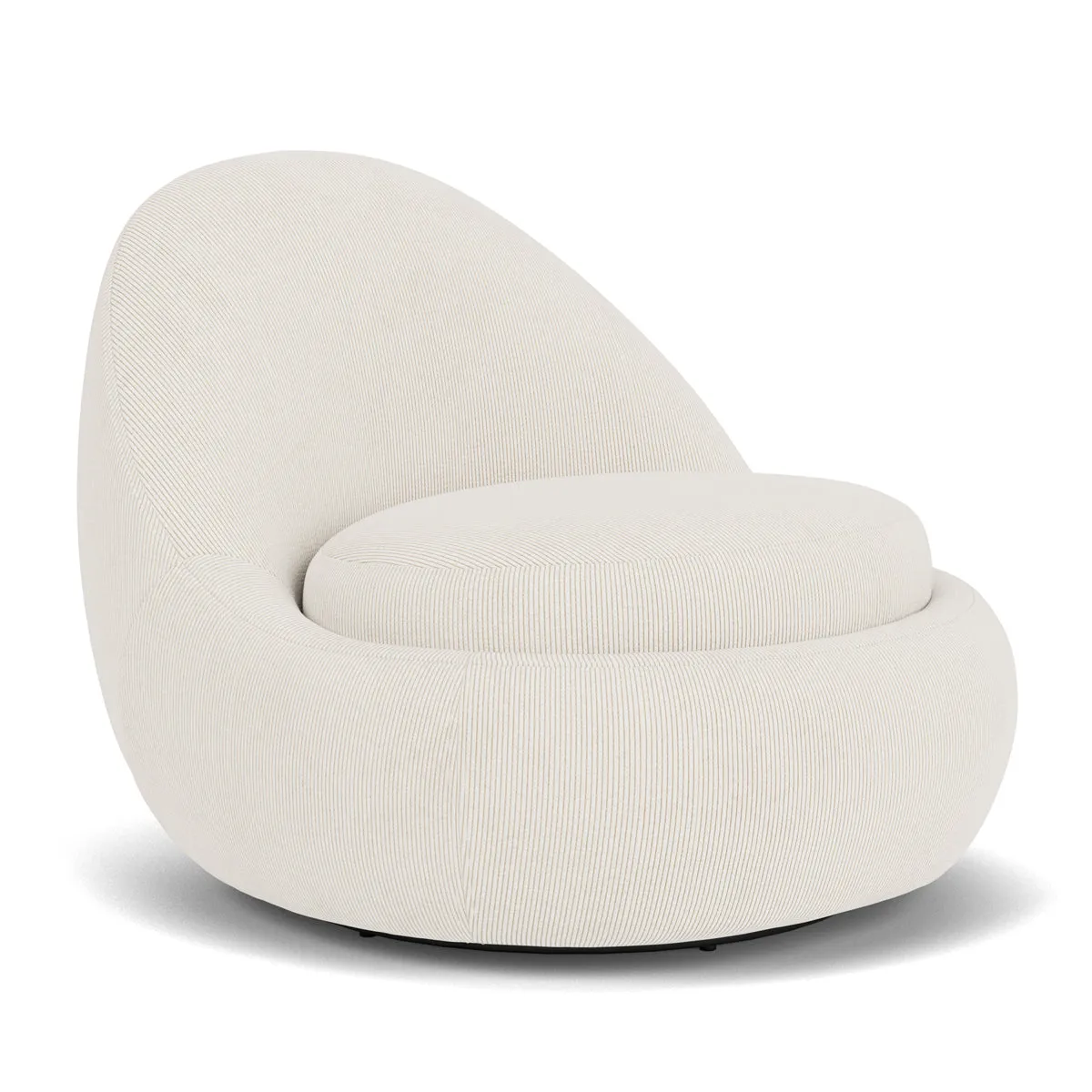 Babette Velvet Swivel Armchair