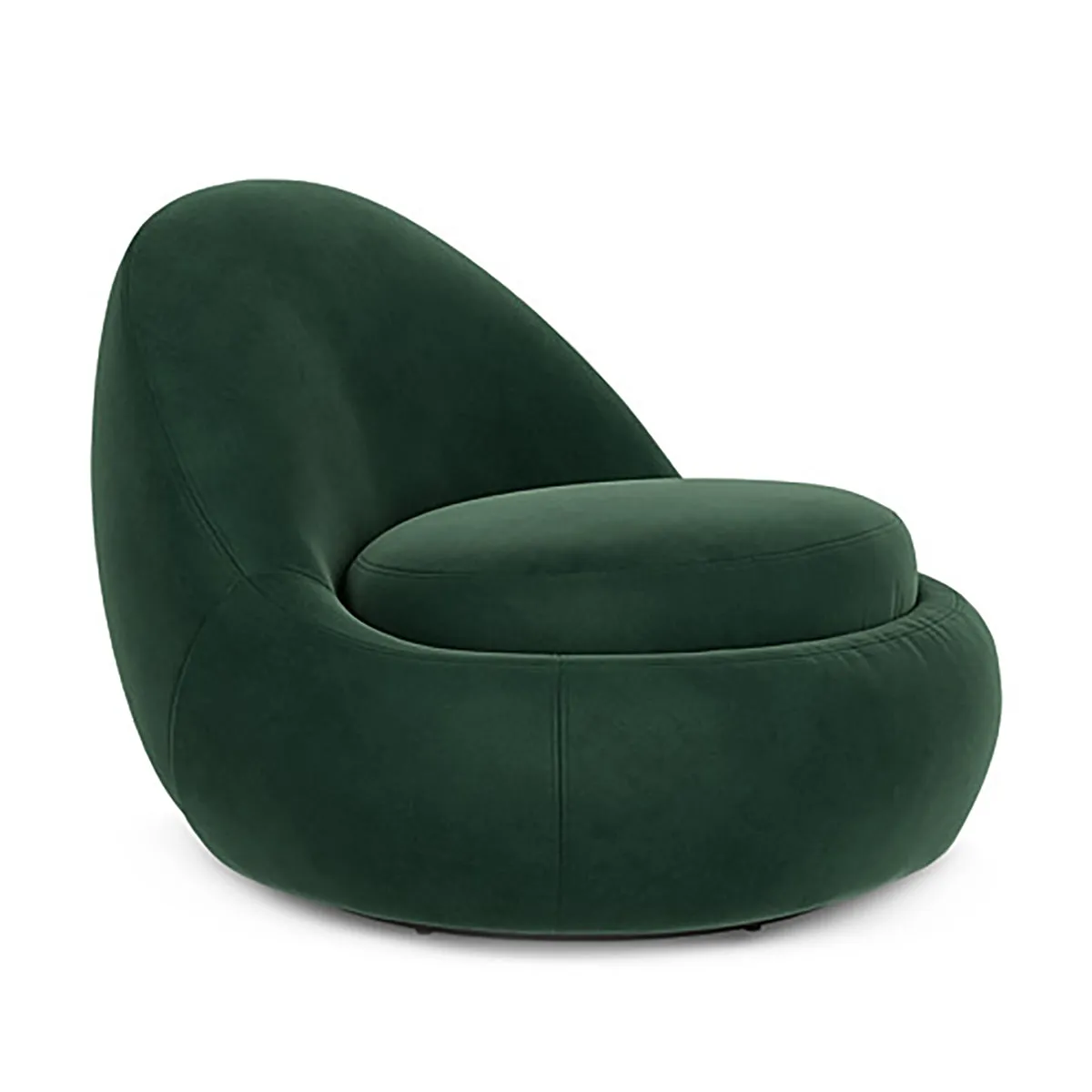 Babette Velvet Swivel Armchair