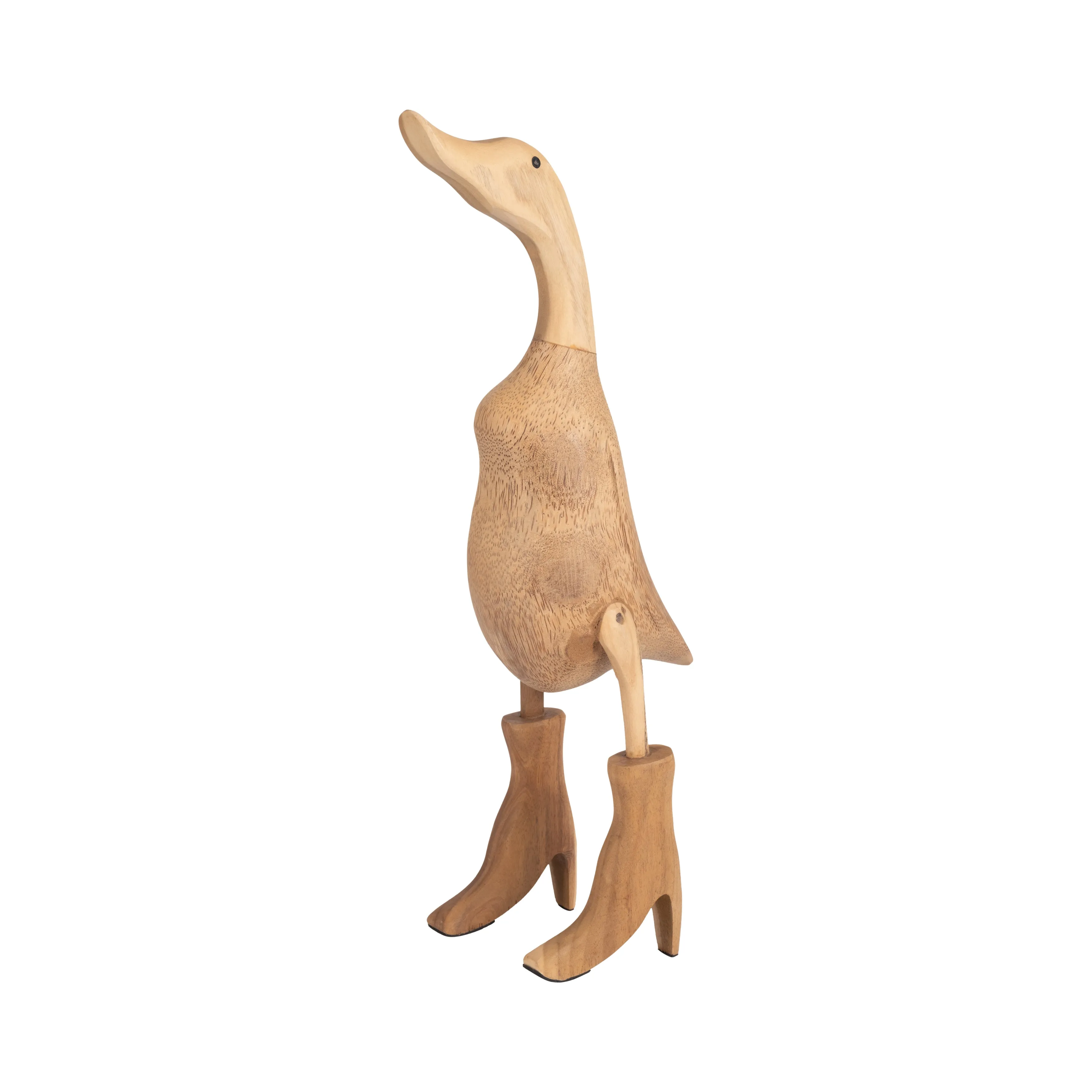 BAMBOO, 20" DUCK IN RAINBOOTS, NATURAL