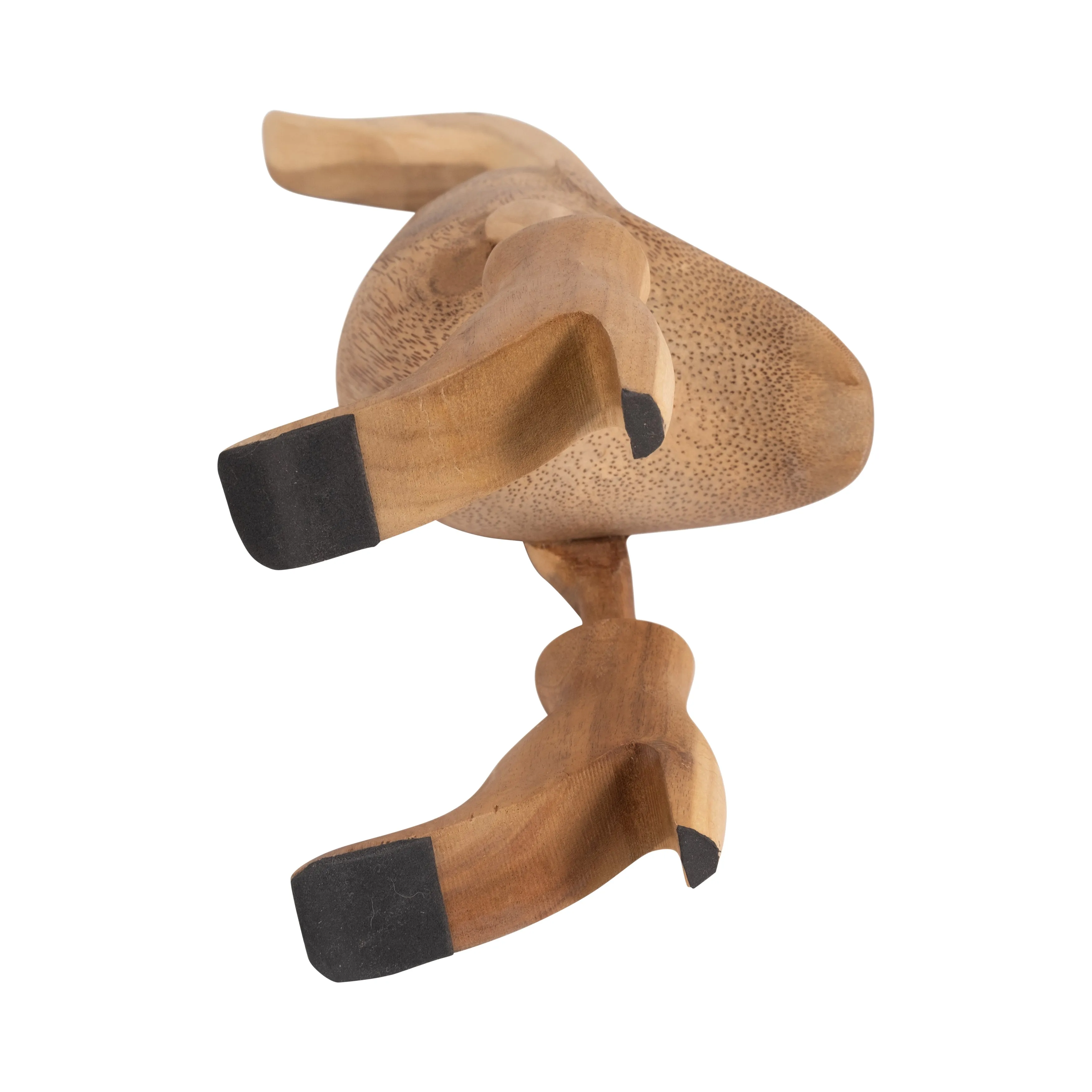 BAMBOO, 20" DUCK IN RAINBOOTS, NATURAL