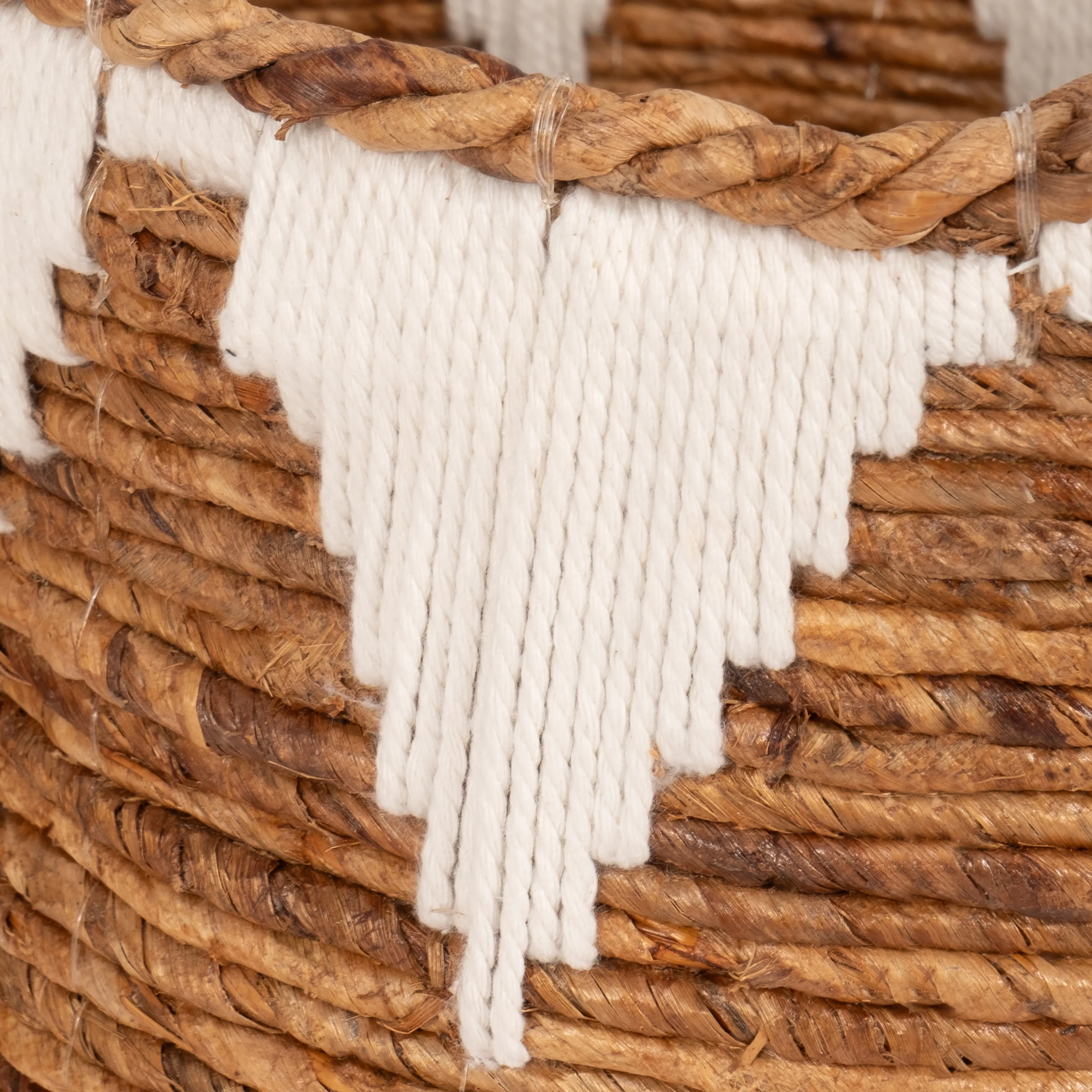 BANANA LEAF, S/3 10/12/14" NOMAD BASKET, NATURAL
