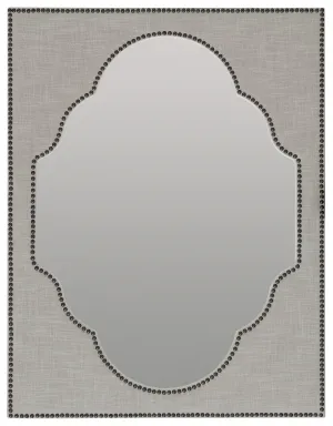 Boheme Nourmand Linen Wrapped Mirror