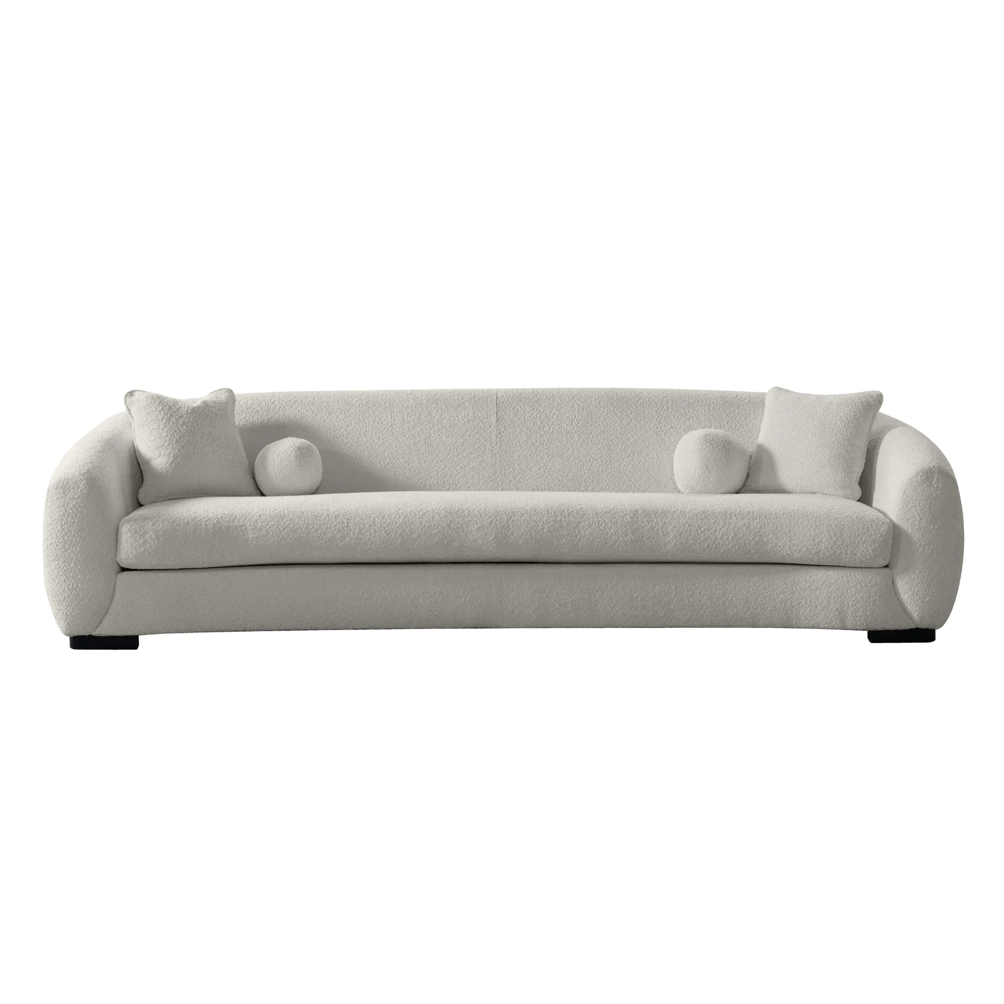 Boucle sakura 4 seater sofa