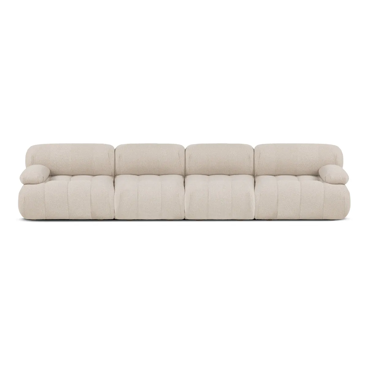 Bowie Boucle 4 Seat Sofa (Sand)