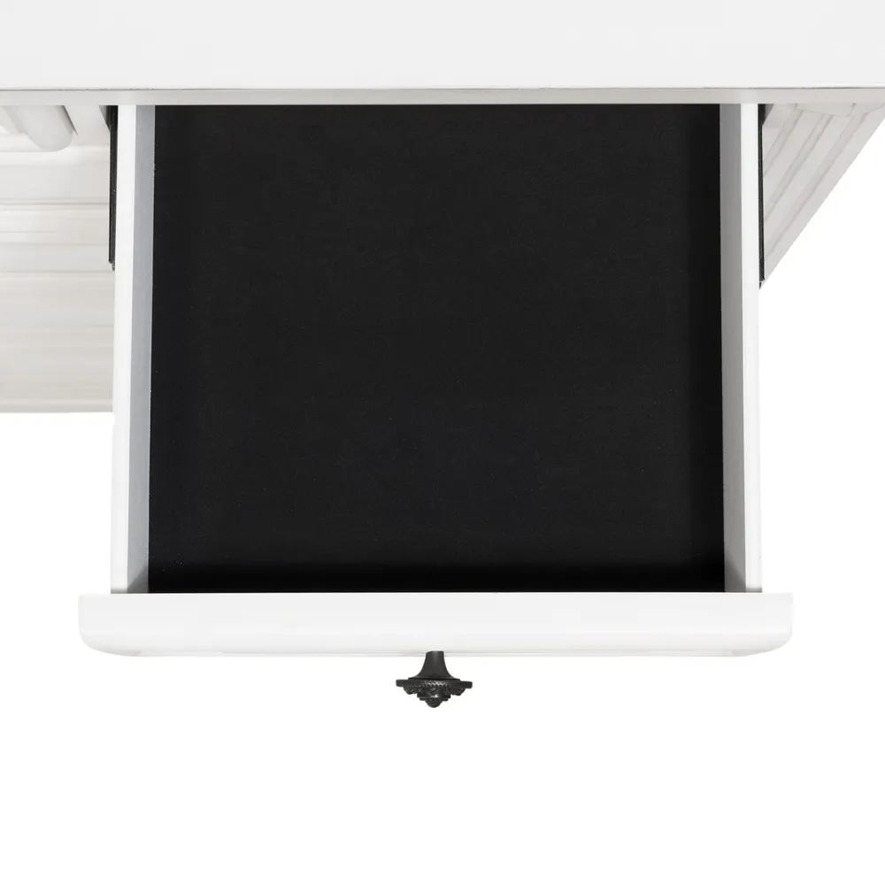 Calloway 7-Drawer Dresser w/ Mirror Set in White