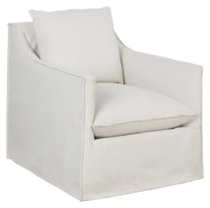 Cape May Slipcovered Swivel Chair
