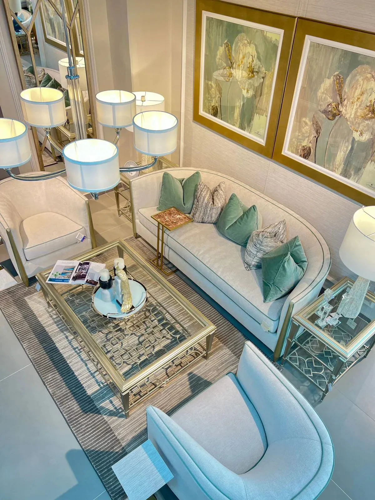 Caracole Upholstery - Piping Hot (Teal)