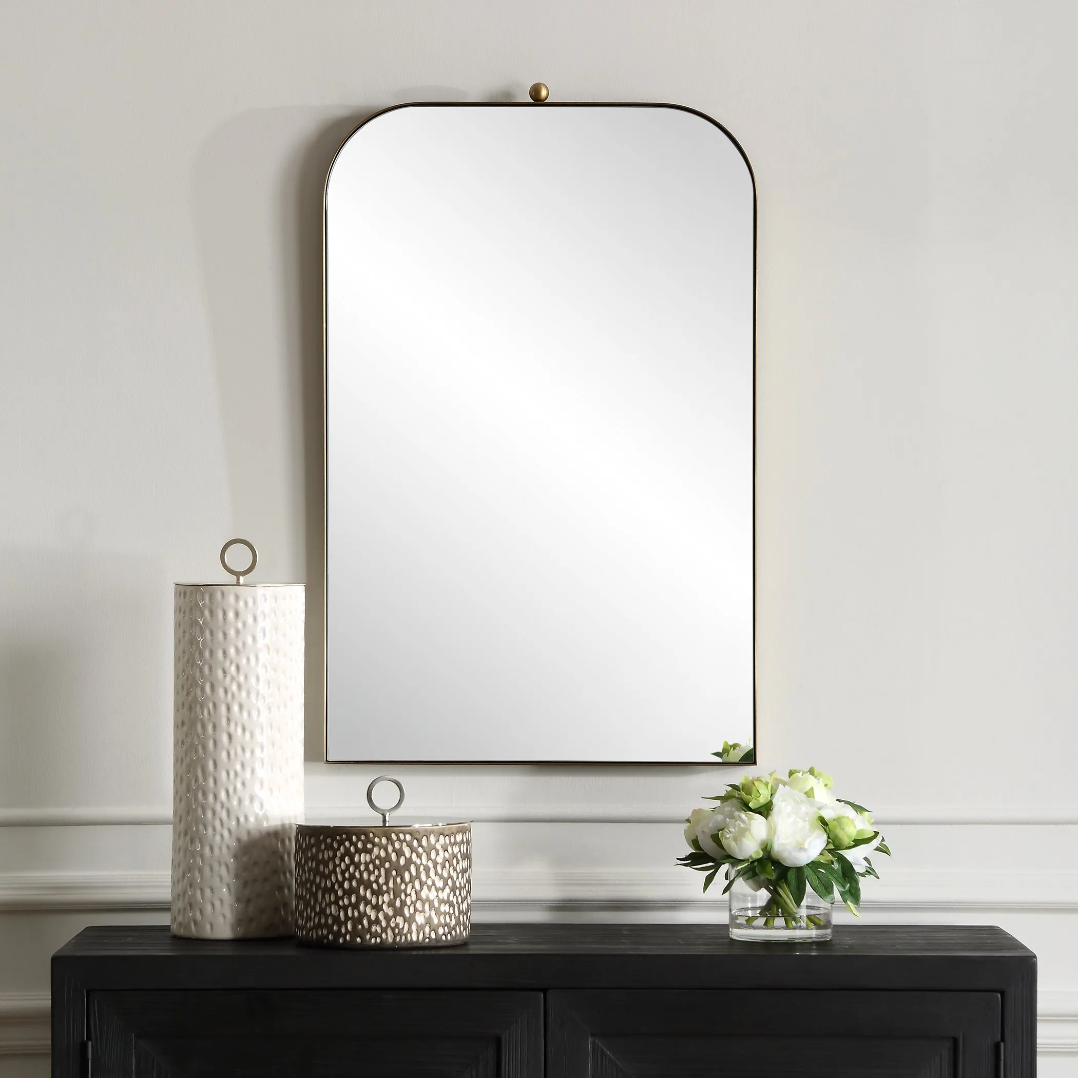 Cassidy Brass Arch Mirror