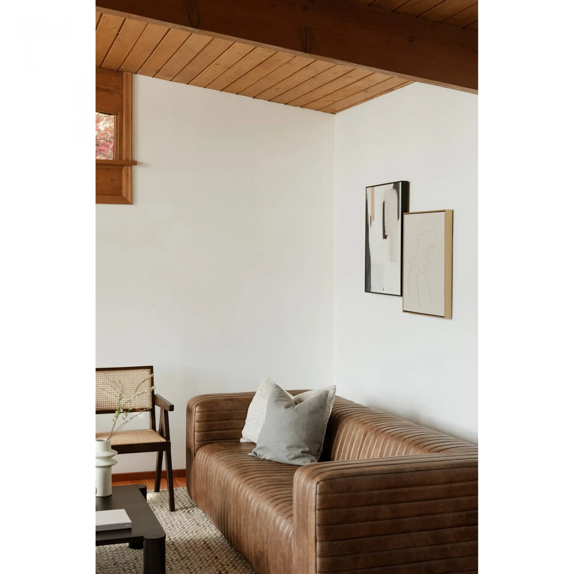 Castle Sofa Open Road Brown Leather