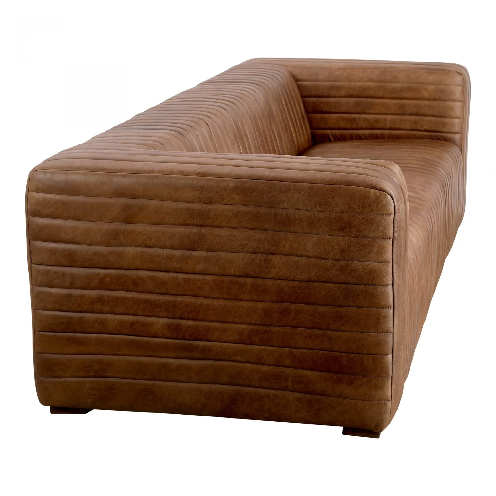 Castle Sofa Open Road Brown Leather
