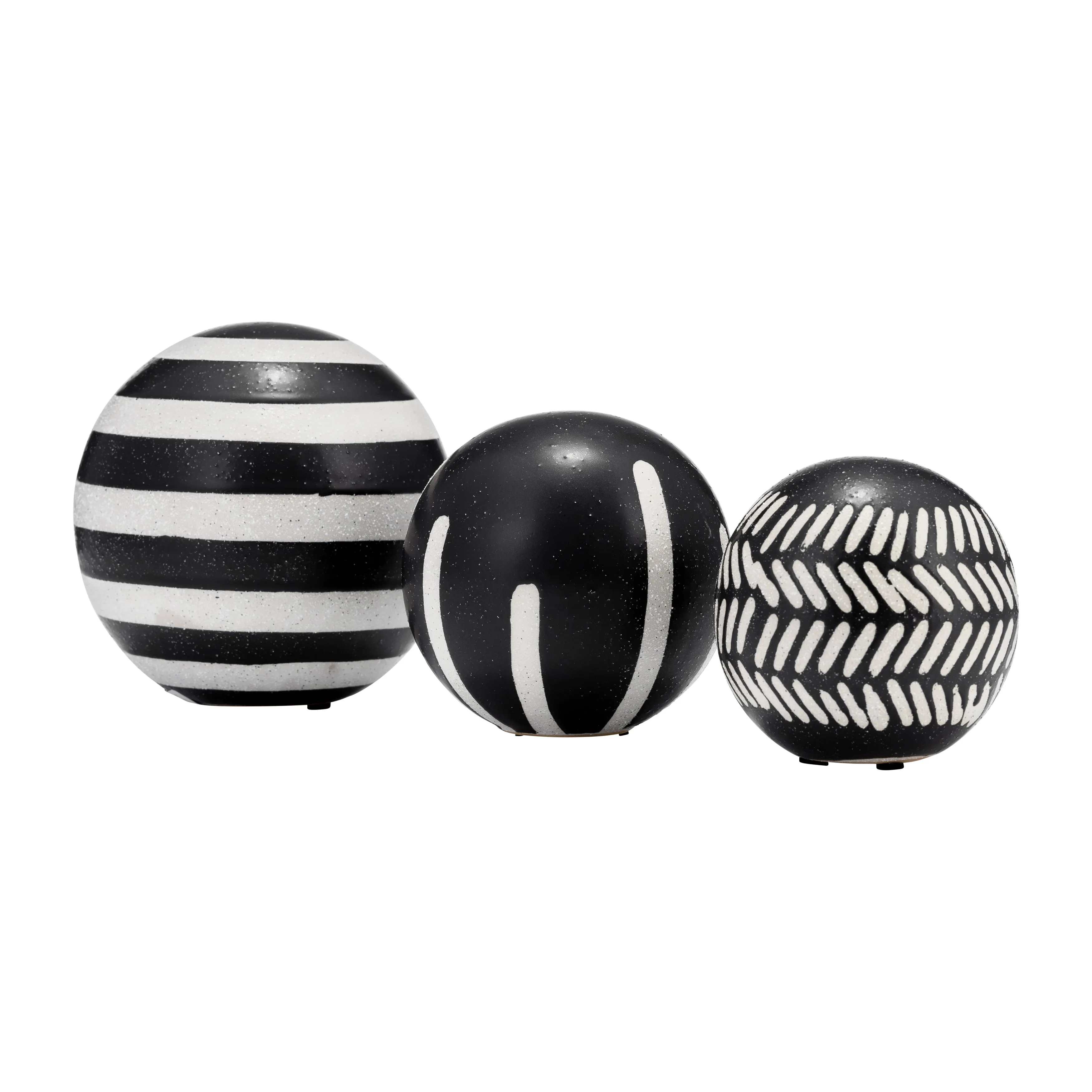 CER, S/3 4/5/6", TRIBAL ORBS, BLK/IVORY