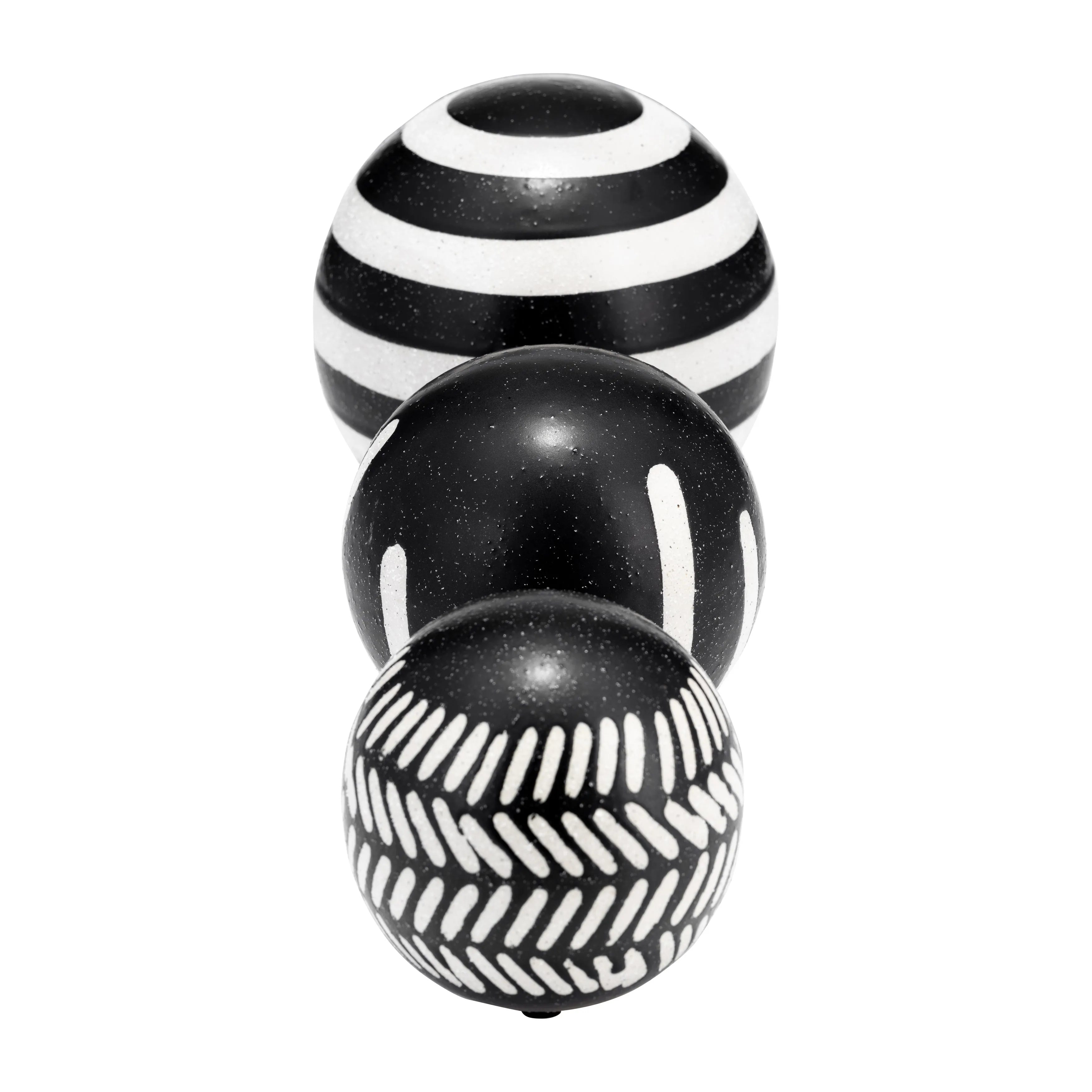 CER, S/3 4/5/6", TRIBAL ORBS, BLK/IVORY