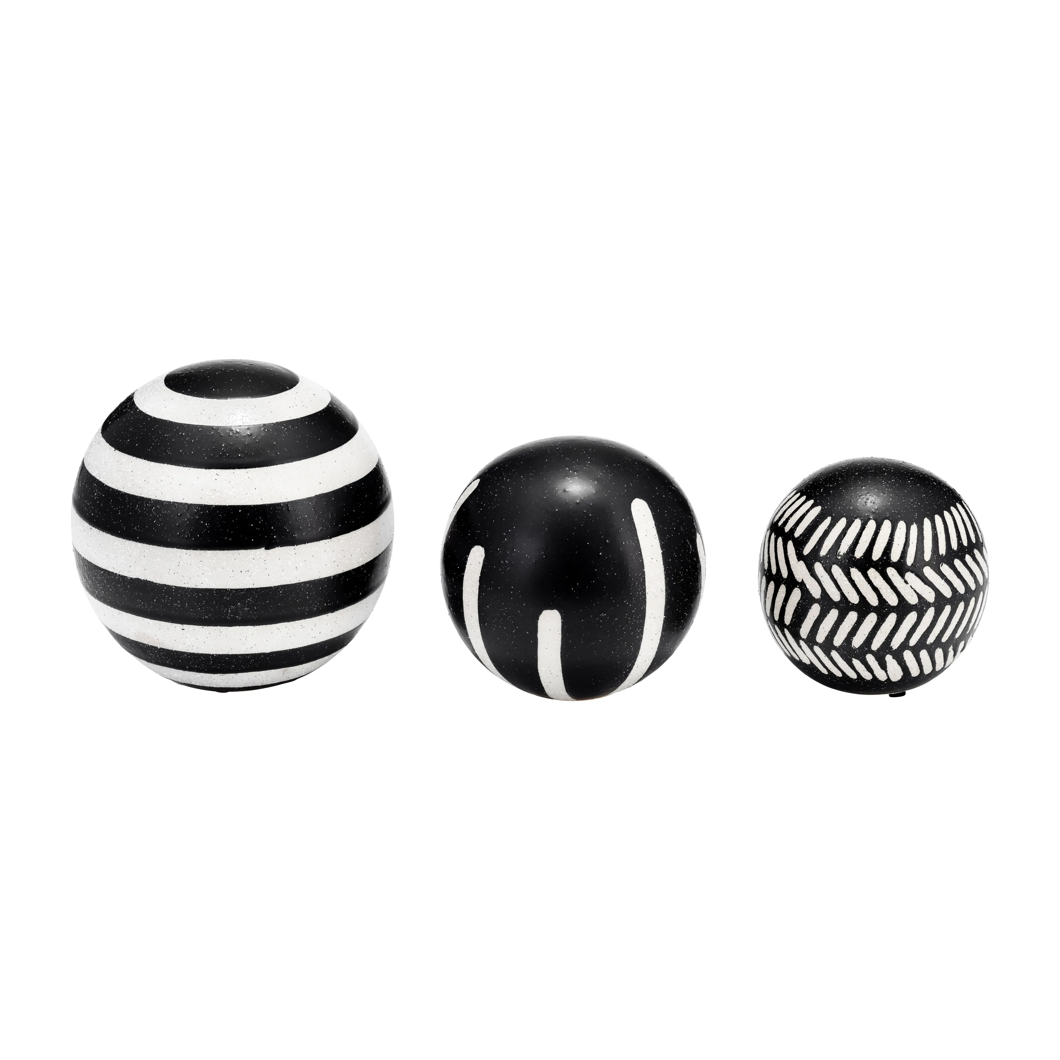 CER, S/3 4/5/6", TRIBAL ORBS, BLK/IVORY