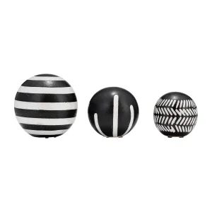 CER, S/3 4/5/6", TRIBAL ORBS, BLK/IVORY