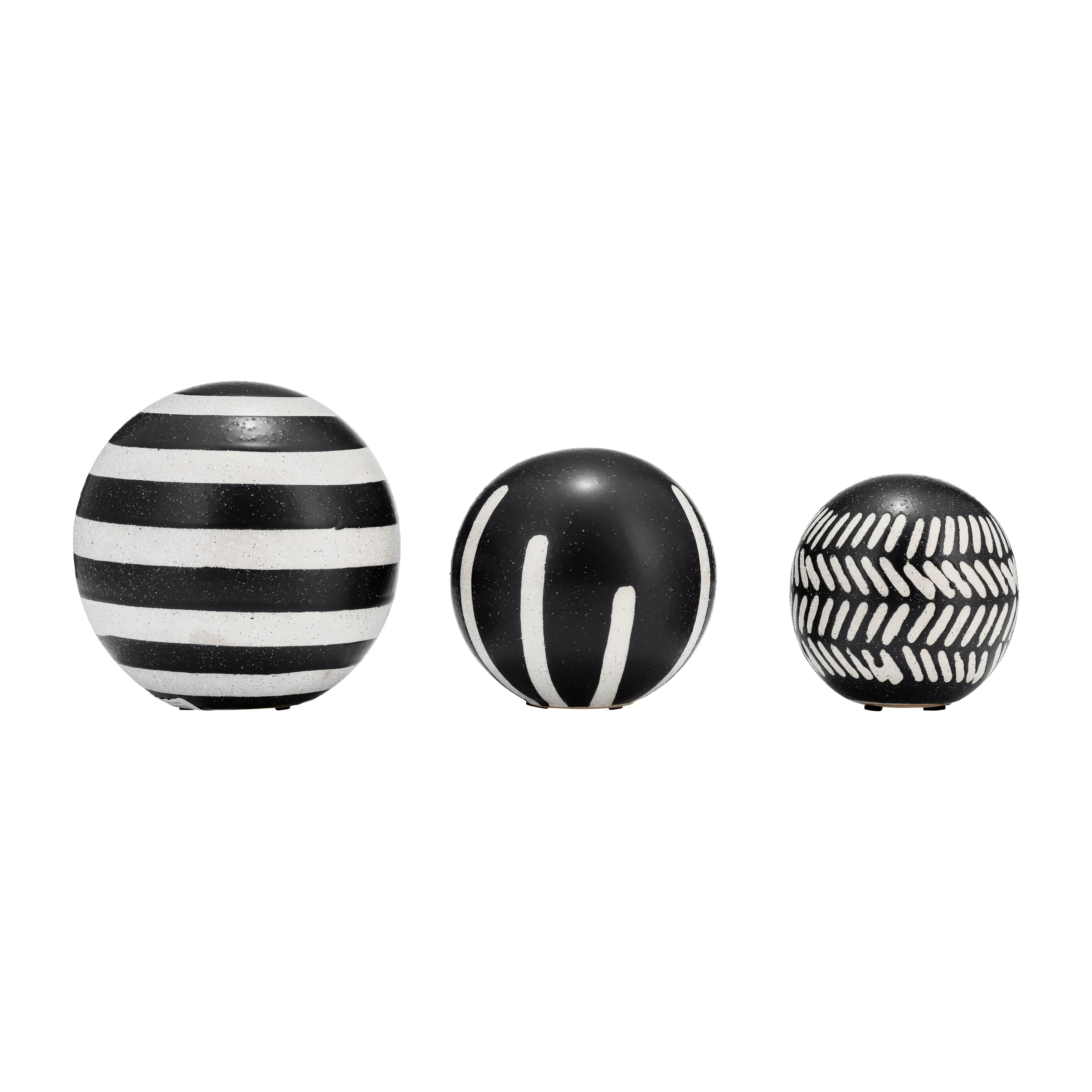 CER, S/3 4/5/6", TRIBAL ORBS, BLK/IVORY