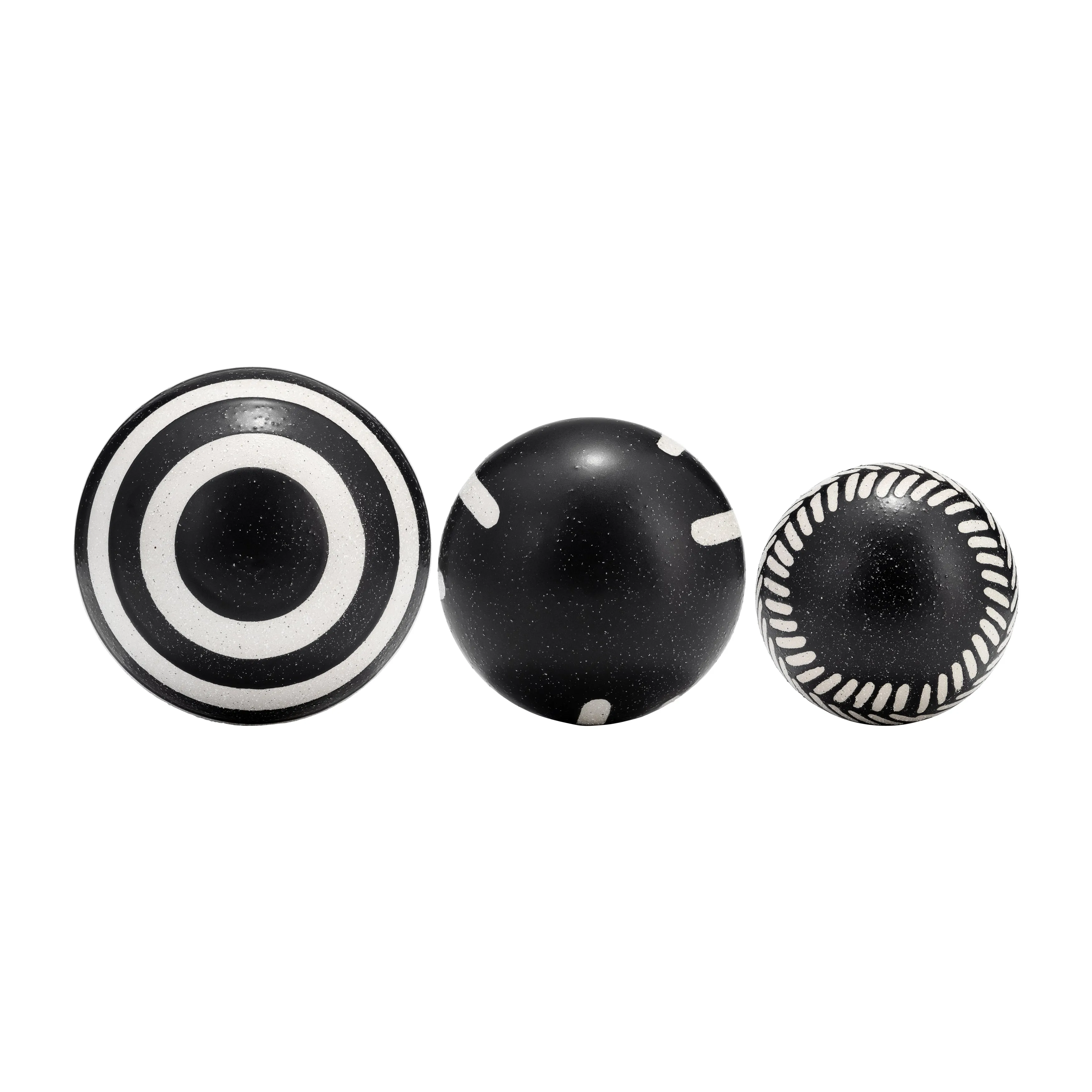 CER, S/3 4/5/6", TRIBAL ORBS, BLK/IVORY