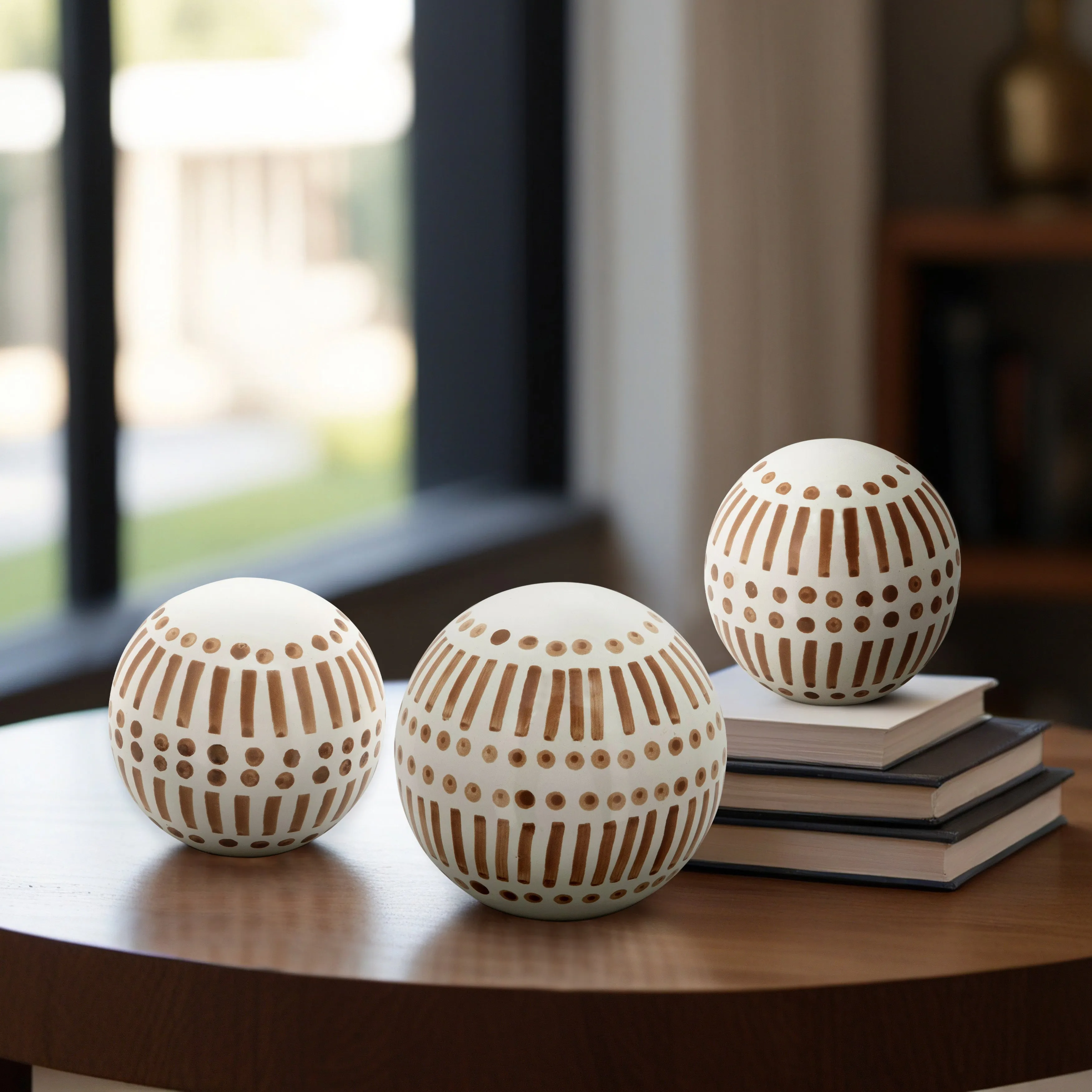 CER, S/3 6/5/4" ORBS, TAN