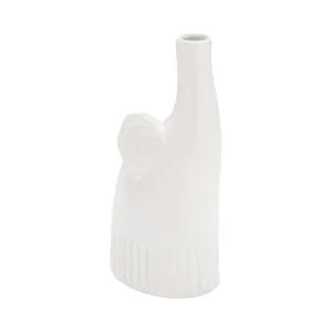 CER,9",ELEPHANT DECO,WHITE