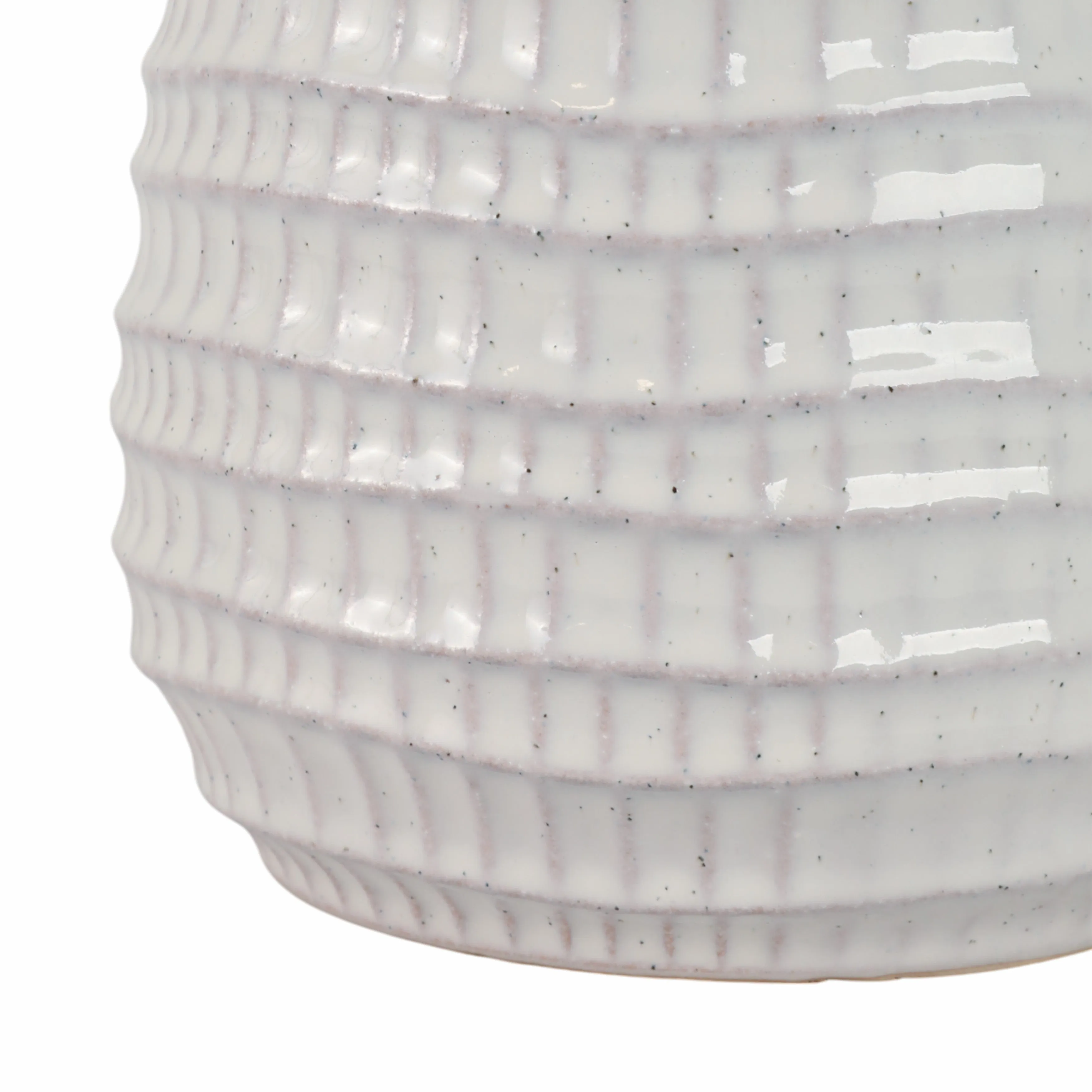 Ceramic 6" Dimpled Hanging Planter, Beige