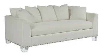 Clipped Arm Sofa