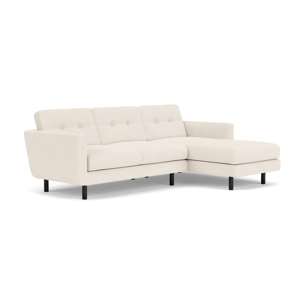 Conrad Boucle Right Chaise Sofa