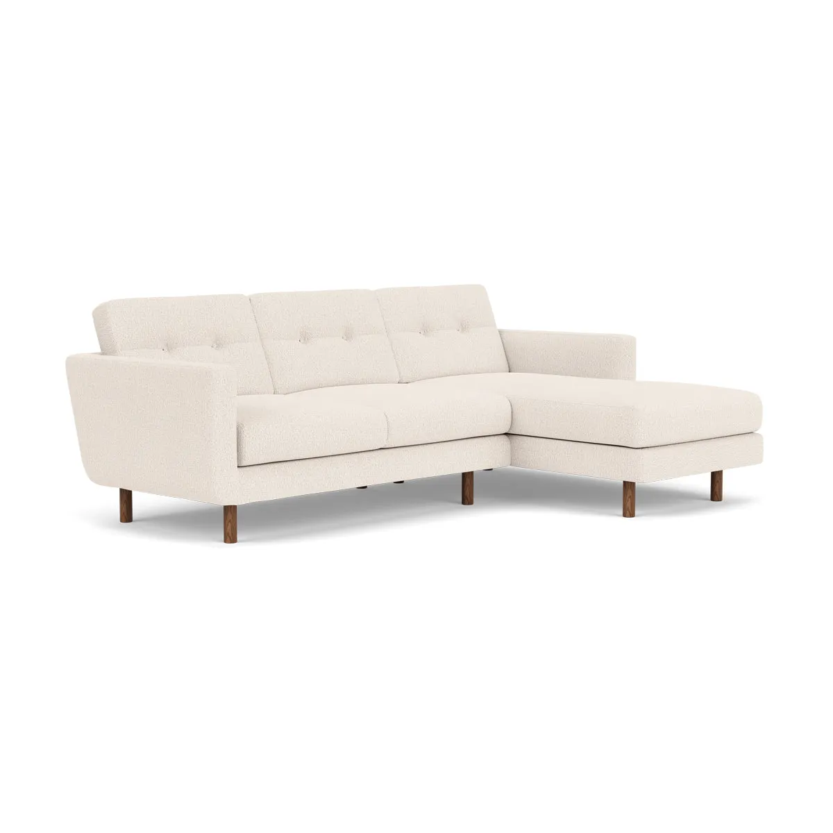 Conrad Boucle Right Chaise Sofa