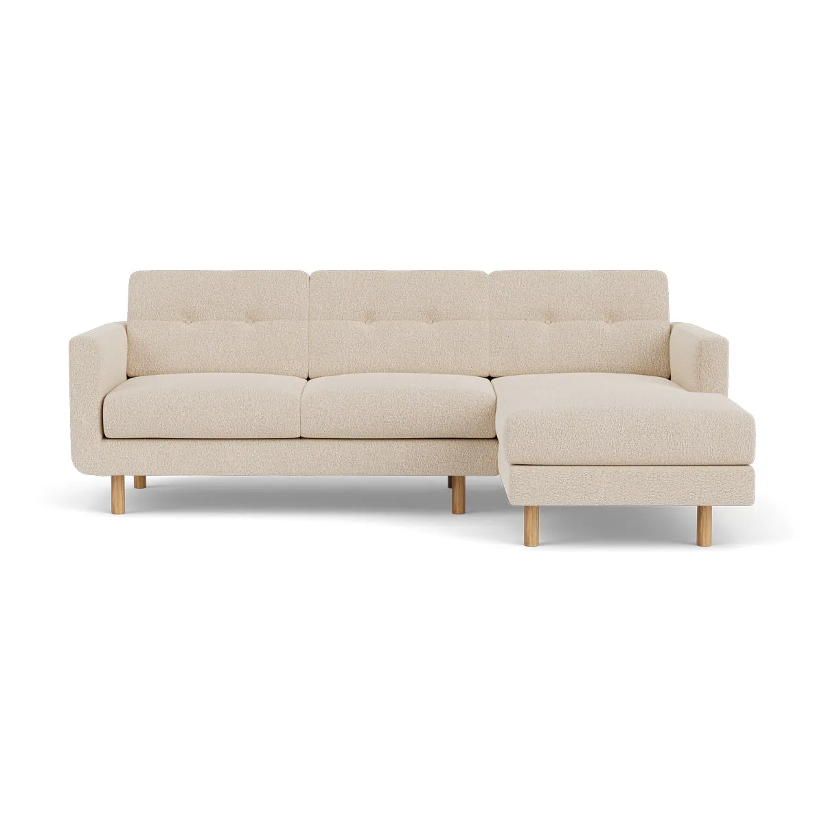 Conrad Boucle Right Chaise Sofa