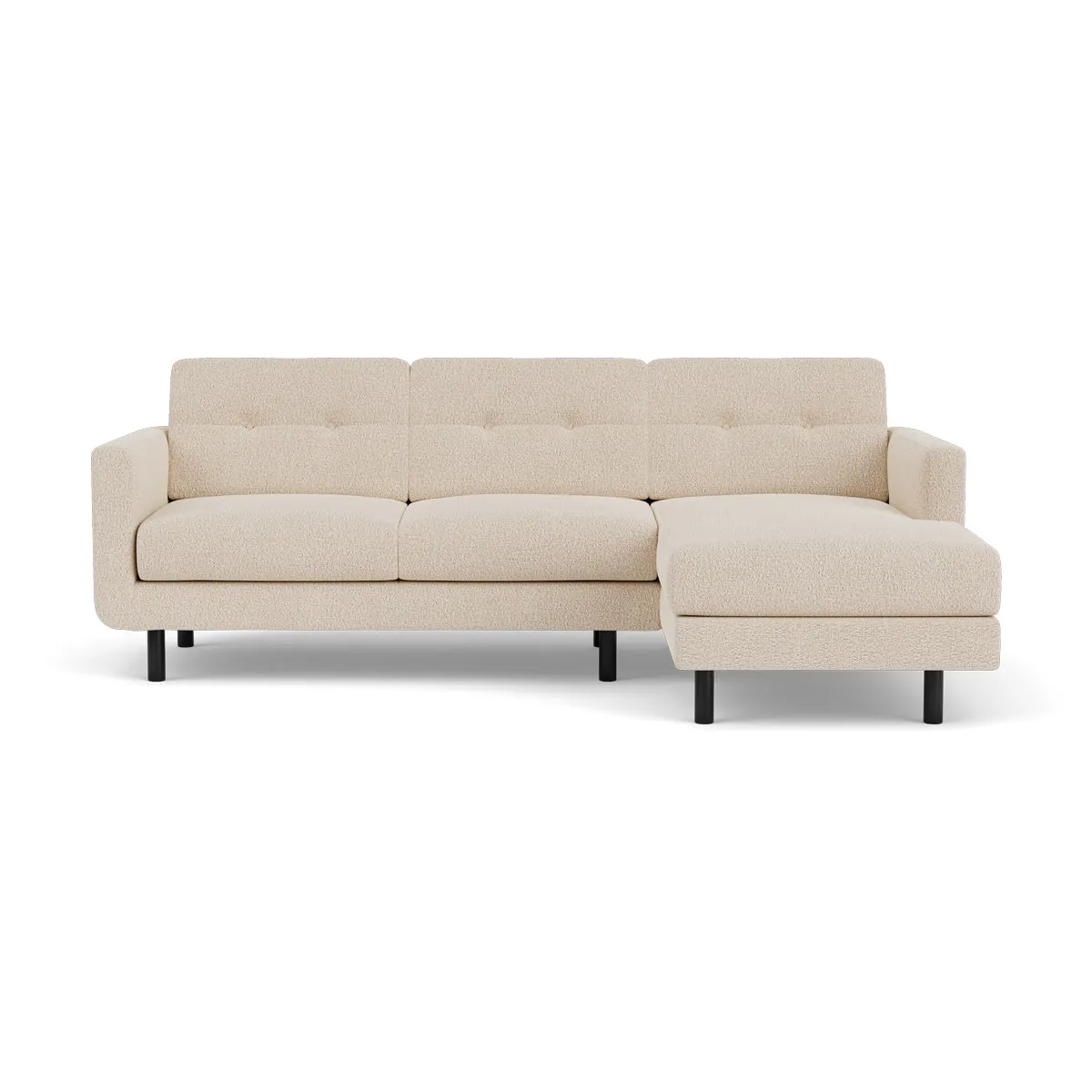 Conrad Boucle Right Chaise Sofa