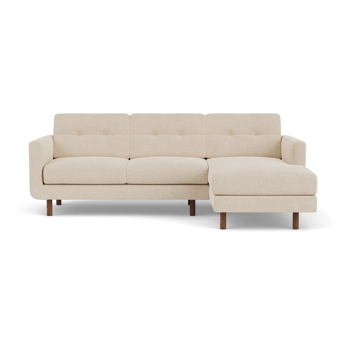 Conrad Boucle Right Chaise Sofa