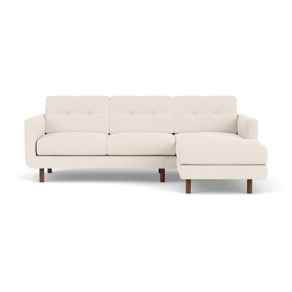 Conrad Boucle Right Chaise Sofa