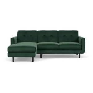 Conrad Velvet Left Chaise Sofa