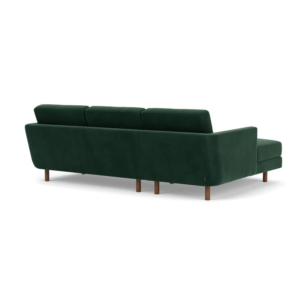 Conrad Velvet Left Chaise Sofa