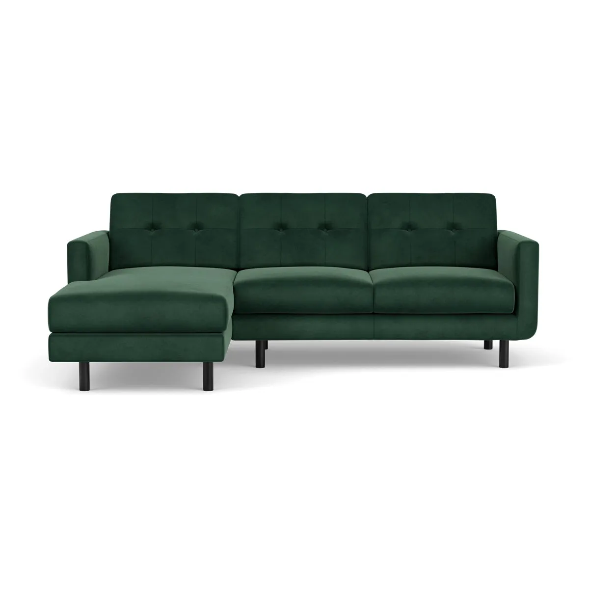 Conrad Velvet Left Chaise Sofa