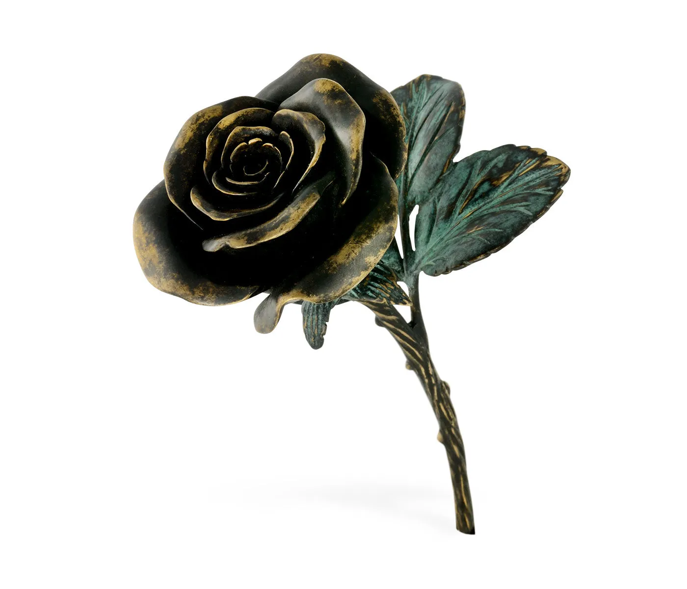 Curated Collection - Antique Dark Bronze Blooming Rose