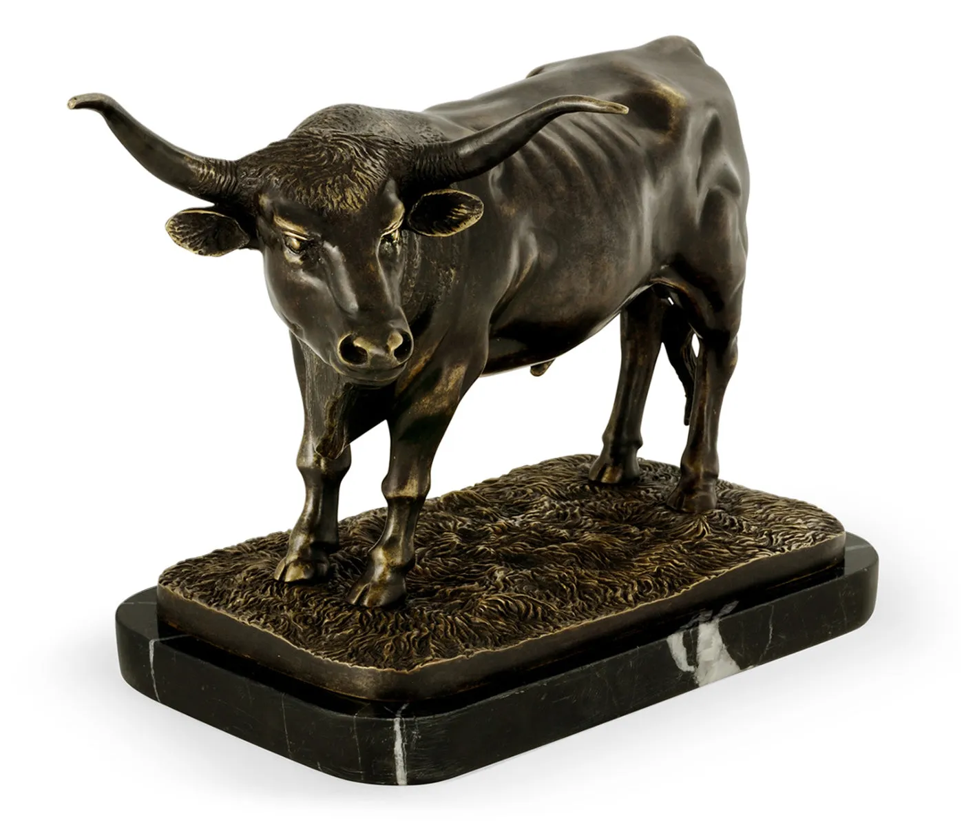 Curated Collection - Antique Dark Bronze Longhorn