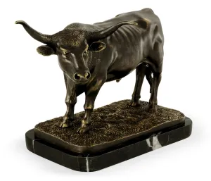 Curated Collection - Antique Dark Bronze Longhorn