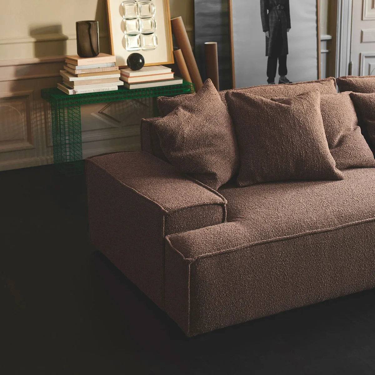 Daphne Boucle 1 Seater Modular Piece (Armless)